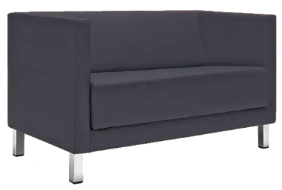 VELA - 2H, křeslo, koženka SL 18 - koženka černá